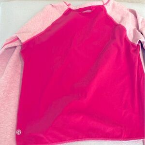 Lulu Lemon pink long sleeve pullover